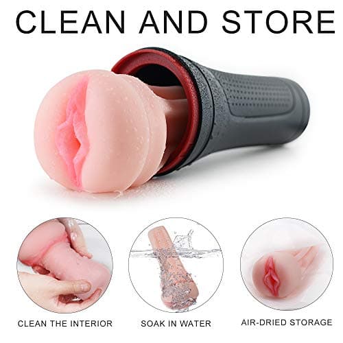 Lifelike Size Remote Control Soft Male Mastubration Cup 2 in 1 Artificial Real Pussy Male Air-Sucking Toys for Him Sexy Underwear Toys for Male Tshirt