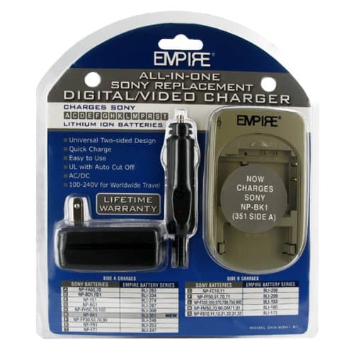 Empire DVUSON1 Camcorder & Digital Camera External Universal Battery Charger for Sony