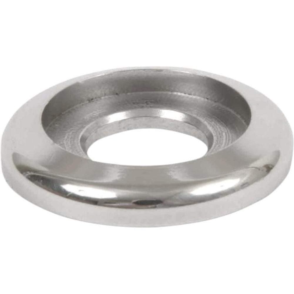 Diamond Engineering Polished Stainless Steel Flange Washer System - 7/16in. x 1.062in. (5-pk.) DE5381HP