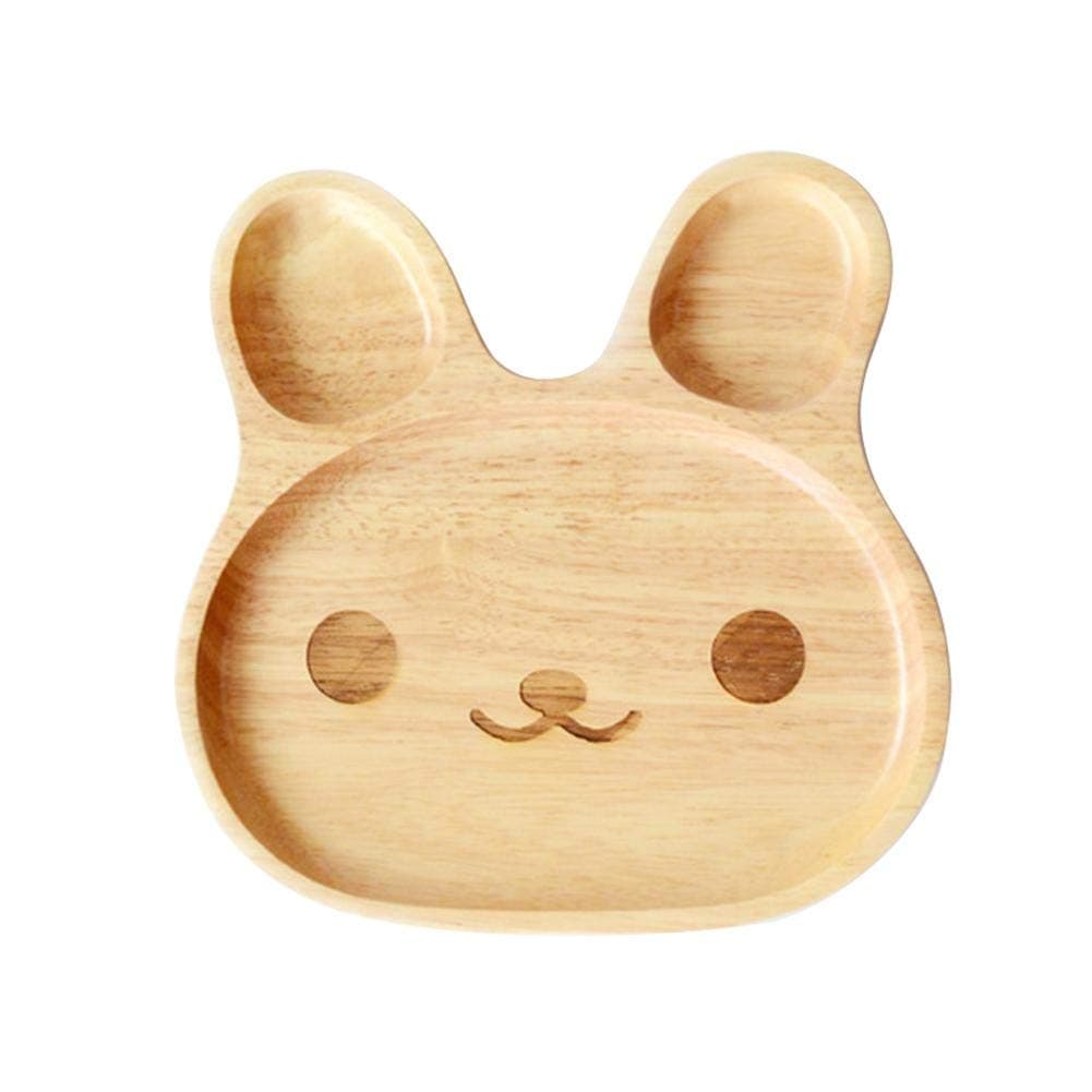 Dining Set For Kids – Construction Themed Meal Tray, Fork And Spoon For Toddlers And Young Children –Natural Bamboo Baby Feeding Dessert Plate BPA Free Infant And Kid Friendly