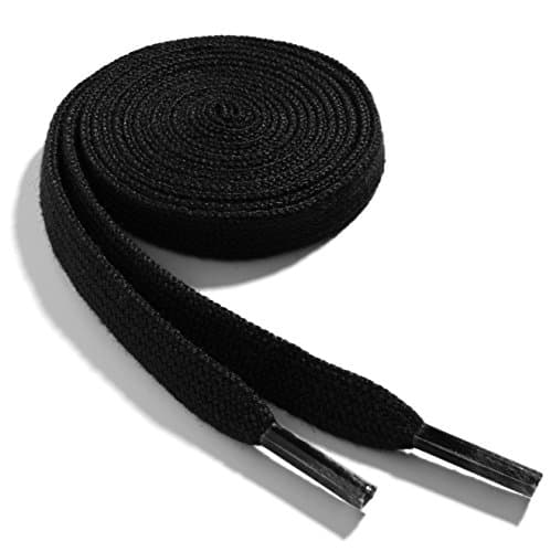 OrthoStep Narrow Flat Athletic Shoelaces - High Durability 2 Pair Pack