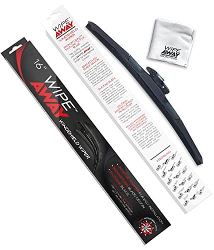 Wipe Away Windshield Wiper Blade - Silicone Windshield Wiper Blade - 16" (Pack of 1)