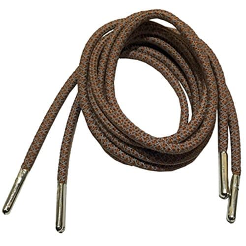 Comradesn 3M Reflective Runner Round Shoe Laces Visible Safty Shoelaces Shoestrings With Silver Metal Head Tips