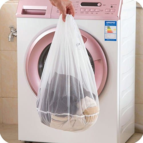 SINOTECHQIN 3 Sizes Laundry Bag, Machine Washable Sturdy Rip-stop Material with Drawstring Closure