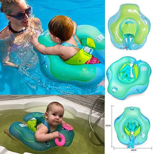 JW Home Baby Swimming Float Ring Safe Swimming Pool Inflatable Baby Lying Swimming Ring