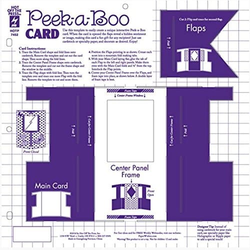 HOTP Template Peek-a-Boo Card HOTP7452