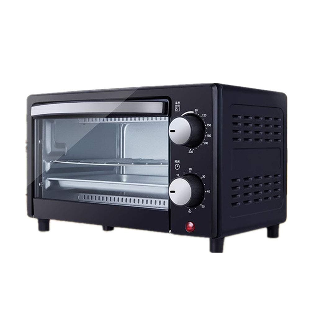 12L Wire Rack Baking Mini Oven, Electric Multi Function Cooker, Adjustable Temperature Control & Timer,Fast Heating Toaster Ovens Cooking Machine with Baking Tray
