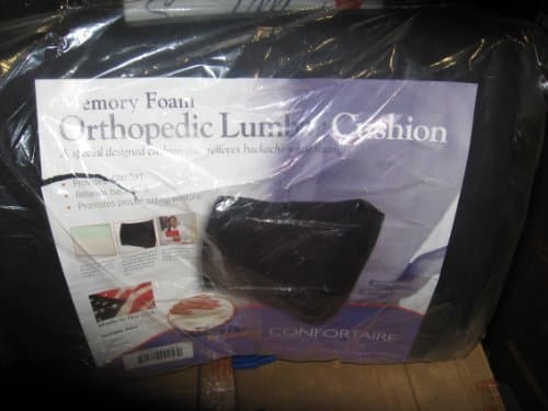 Confortaire Memory Foam Orthopedic Lumbar Cushions