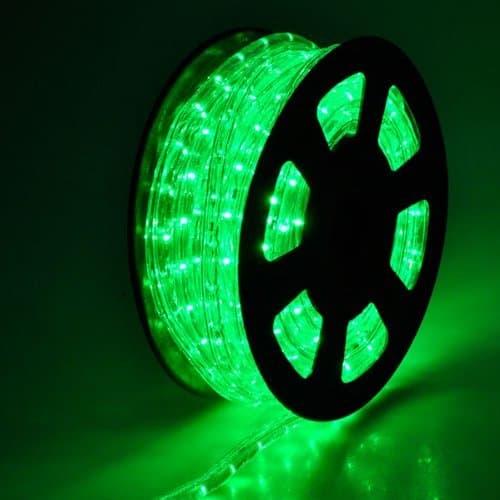 Christmas Lighting LED Rope Light 50ft Green w/ Connector by One Stop Shop