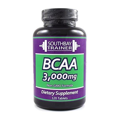 BCAA 3000 mg Brached-Chain Amino Acids 120 Tablets Dietary Supplements South Bay Trainers