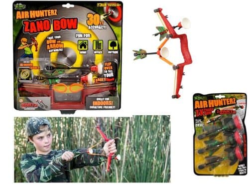 Air Hunterz Zano Bow -include 1 Zono bow, 5 x arrows and 1 target 30 ft / age 4 and up