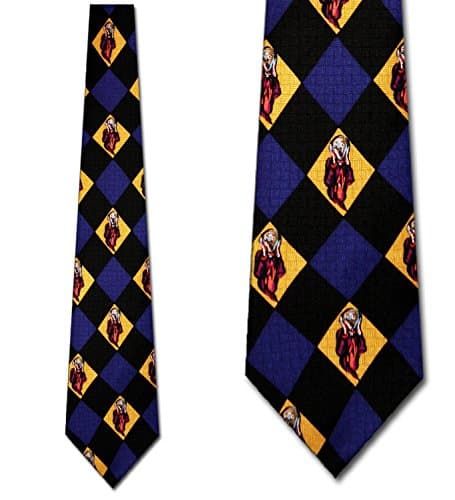 The Scream Argyle (Silk) tie Mens Necktie