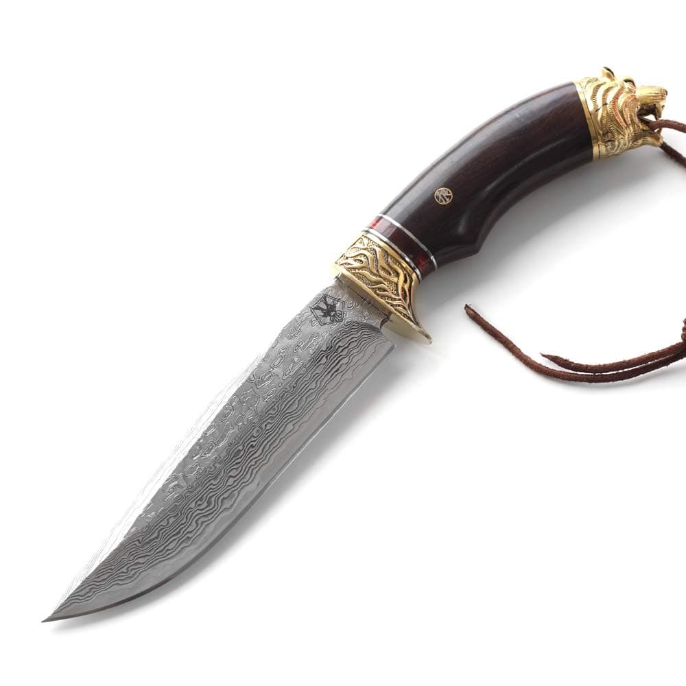 VITELI Fight Wolf knives Damascus knife outdoor camping multi-purpose knives