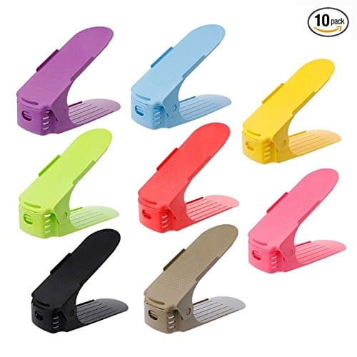 Shoe Organizer Space Saver Slotz Storage Rack Holder - Pack of 10 Anthony Wong (10)