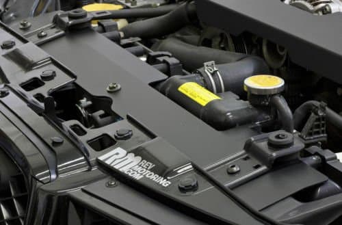 Custom Radiator Shroud Will fit 02 03 04 05 06 07 Subaru WRX STI Matte Black Texture 2.5RS