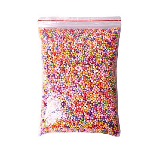 1 Pack DIY Snow Mud Particles Accessories Slime Balls Small Tiny Foam Beads For Floam Filler For DIY Supplies Funny Toys