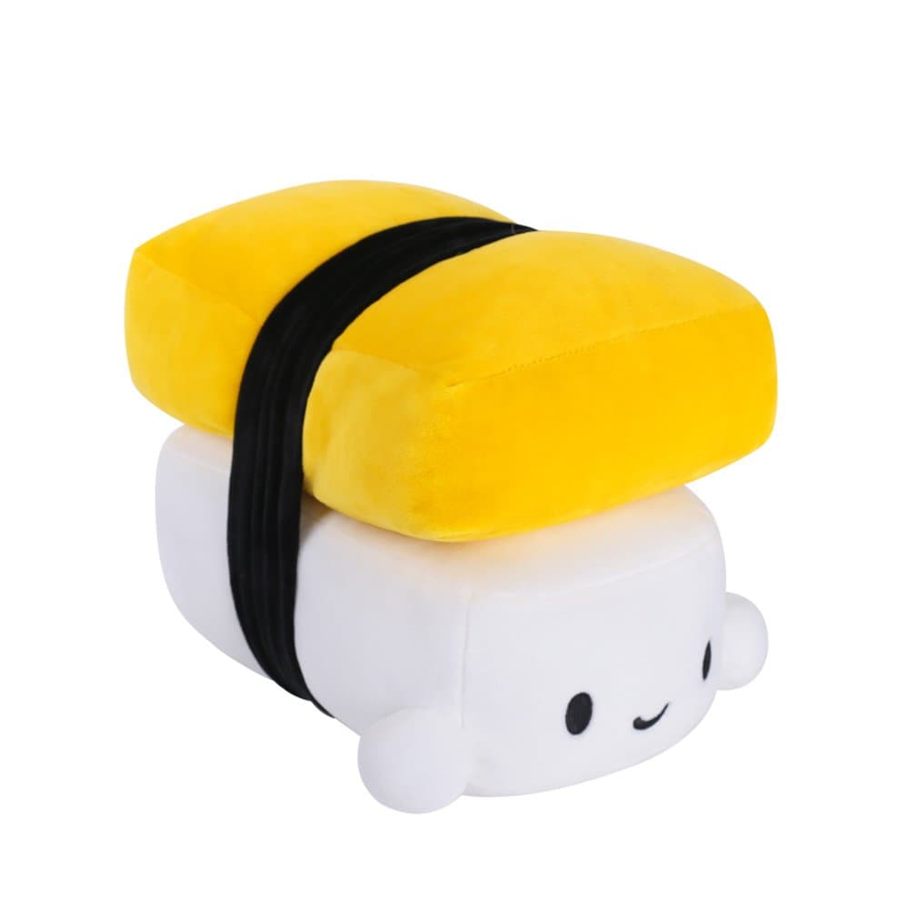 Choba Food Plush Cushion Pillow 20cm(8.0") Egg Medium Yellow