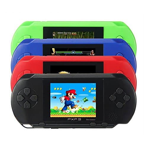 SkyGold 16 bit Handheld Game Console Portable Video Game 150 Games Retro Megadrive PXP（Black）