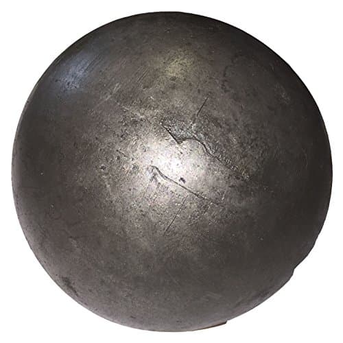 Hollow 3" steel ball weldable DIY project component (1-pack)
