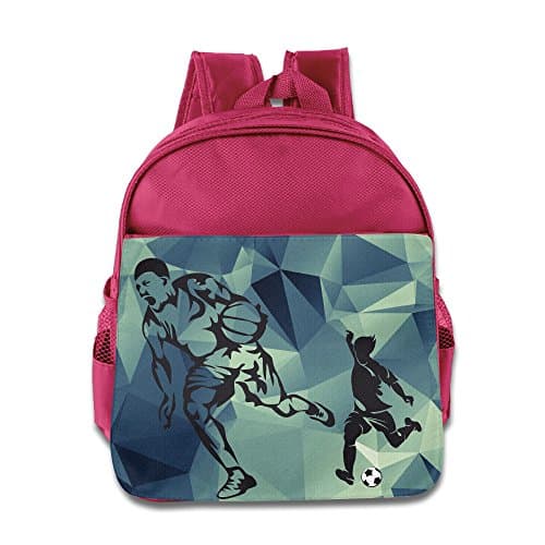 Basketball Player Kids School Backpack Bag