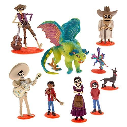 Disney Coco Deluxe- 9 Piece Figure Playset