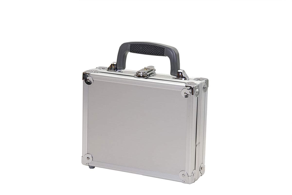 T.Z. Case 10" Hard-Sided Aluminum Briefcase in Silver