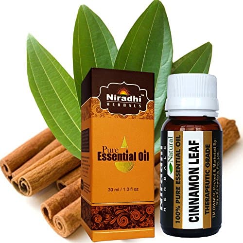 Cinnamon Leaf Oil from Niradhi Herbals : Best Therapeutic Grade Essential Oil-30 ml/1 FL OZ