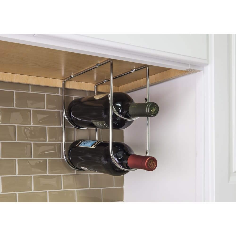 Hardware Resources WBH-PC-R Wine Bottle Holder, Polished Chrome