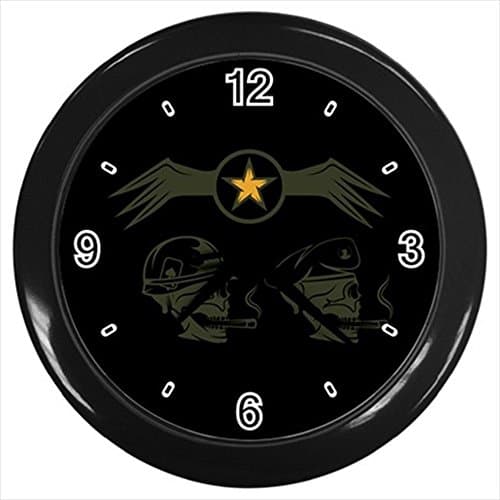 Kidozooo Special Unit Military Wall Clock Black