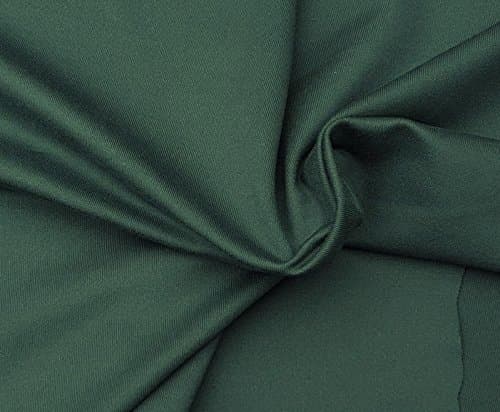Hunter Green Poly Nylon Spandex Fabric Heavy Weight Fabric by the Yard 1/16