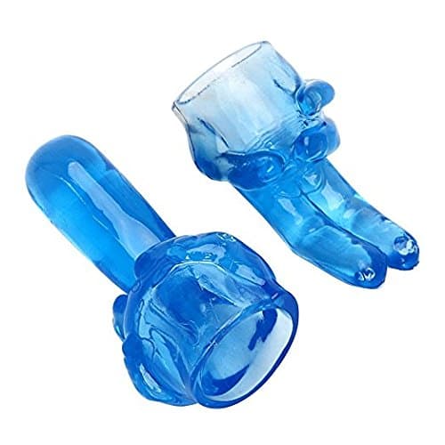 KOBOJE Mini Massager Accessories Attachment Massage (2Pcs/Set/Blue)