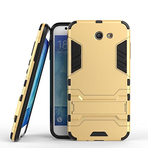 Galaxy J7 V Case, Galaxy J7 2017 Case, Galaxy J7 Sky Pro Case, Galaxy J7 Perx Case,Jessica Dual Layer Hard PC Soft Silicone Combo Hybrid Impact Defender with Kickstand Case Cover for Galaxy J7 2017