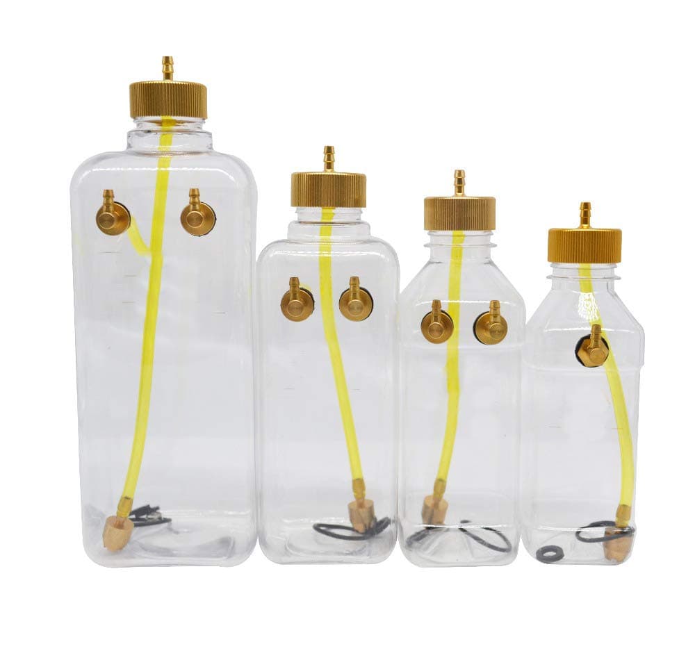 Fixed Wing Gasoline Engine Plane Accessory Transparent Plastic Fuel Tank for RC Airplane 260ML 360ML 500ML 1000MLTransparent Plastic Gas Fuel Tank with Metal Cap for Gas Plane Aircraft Rc (1000ml)