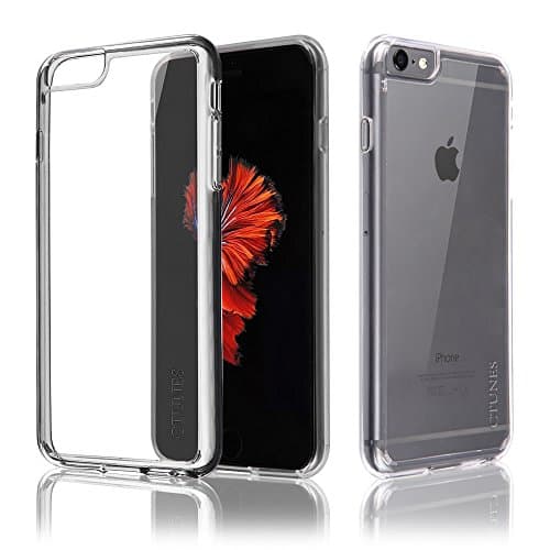 iPhone 6S Case, iPhone 6 Case, Ctunes Colorful Clear Slim Cover Skin Translucent Impact Resistant Flexible TPU Soft Bumper Case Protective Shell for Apple iPhone 6 6S 4.7 inch (Clear)
