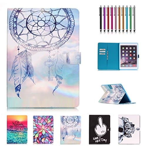 KingCool iPad Mini 4 Case Dream Catcher Printed PU Leather Stand Case for Apple iPad Mini 4