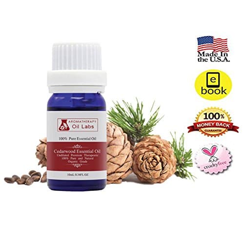 Cedarwood Essential Oil Aromatherapy Diffuser Pure Premium Quality Aroma Scented Fragrance Organic Natural 10ml 0.34OZ