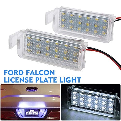 License Plate Light - SUNWAN 6000K 18 SMD LED Number License Plate Light Lamp, White (Pack of 2)-9.1.for KUGA ESCAPE 2008-2015
