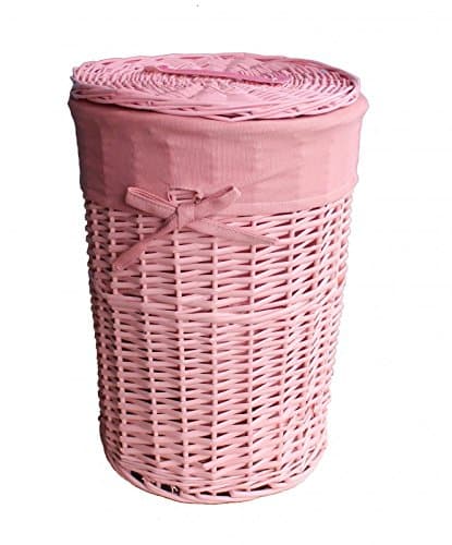 dvier Laundry Basket h.54 cm cm Wicker Pink