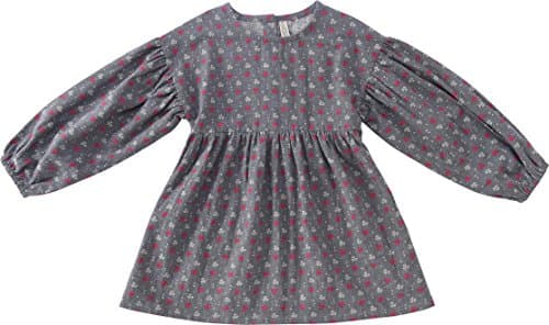 ARRIBADA Loose Fit ▒Elastic Cuff▒ Long Sleeve Button Back Top with Floral Painte Size15