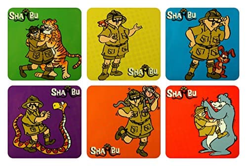 Eco Corner Ack Colour Shambu Coasters 8.8 cm x 8.8 cm x 0.6 cm Multi-color