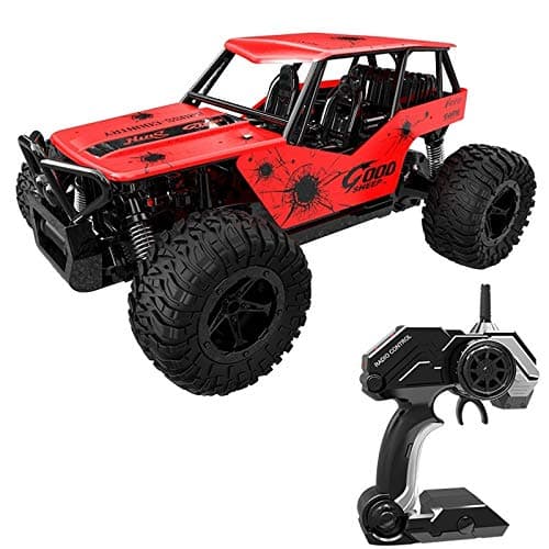 HELIWAY LR-R007 2.4G R/C System6 Wireless Remote Control Drift Off-road Four-wheel Drive Toy Car Suitable for Children and Adults(Green) Toy Car ( Color : Red )