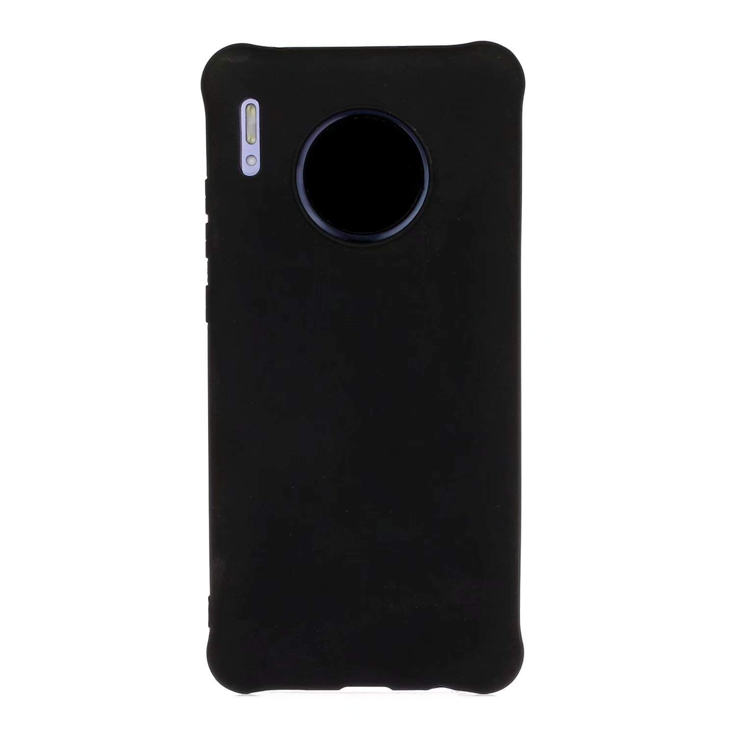KSHOP Compatible with Case for Huawei Mate 30 pro Cover Non-slip Ultra Slim Lightweight Silicone TPU Phone Case Anti-Scratch Shock Proof -Black