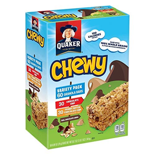 Quaker Chewy Granola Bars, Variety Pack, (60 .count.)