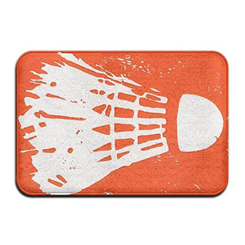 Badminton Low Profile Non Slip Durable Thin Entrance Way Bedroom Cars Doormats Door Mats Rug