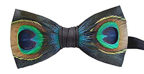 Brackish Feather Pre-tied Bow tie - Hugo (122-BRK)