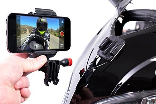 Professional Grade iPhone Bracket For Motorcycle Helmets and Dashboards For Filming POV Action Videos