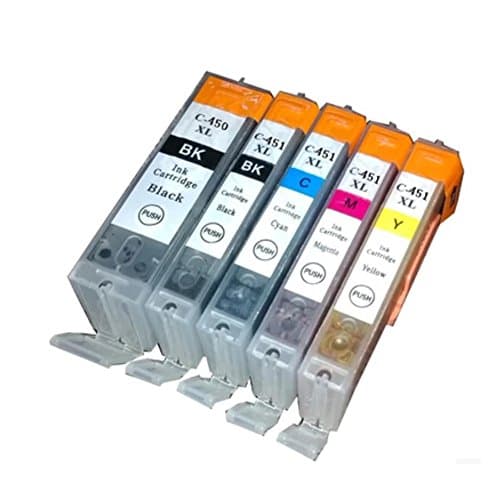 1Set 5Pcs For Canon 450 451 PGI-450 CLI-451 Printer Ink Cartridges For PIXMA MG5440/MG5540/MG6340/MG6440/MG7140/Ip7240/MX924/IX6540/IX6840/IP8740/MX515 Inkjet Printer