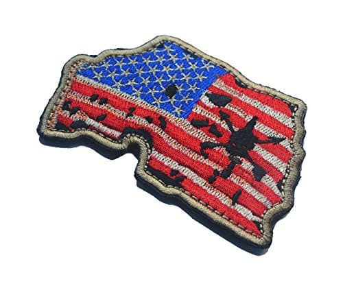 AOTDDOR 2017 New Tactical Embroidery Armband Velcro patch America Map/USA Map