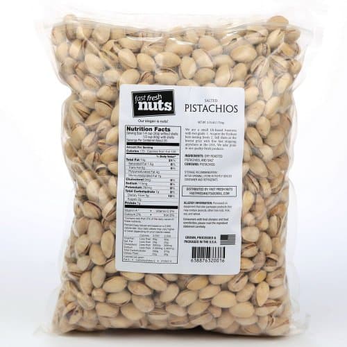 Fast Fresh Nuts û Salted Pistachios in a Handy Bulk-Bag - 3.75 lbs