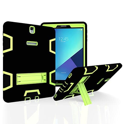 Galaxy Tab S3 9.7 Case, Fisel Three Layer PC &amp; Silicon High Impact Hybrid Drop Proof Armour Defensive Full Body Protective Case With Kickstand for Samsung Galaxy Tab S3 9.7" Tablet (SM-T820/T825/T827)